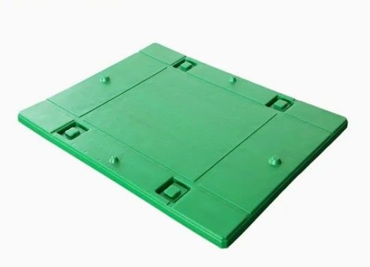 Storage Logistic Sleeve Foldable Coaming Plastic Pallet Box With Lock