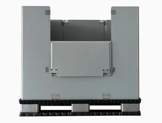 Heavy Duty HDPE Logistic Transportaion Storage Foldable Collapsible Plastic Pallet Box