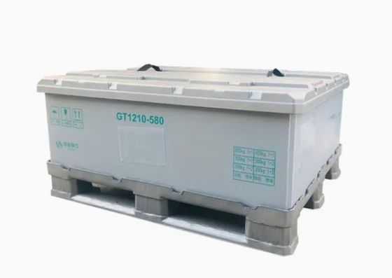 Collapsible Stackable Plastic Pallet Sleeve Box with Lid for Storage and Logistics