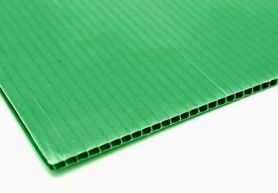 Plastic Sheet PP Hollow Sheet Twin Wall Corrugated Core Fluted Advertisement Printing