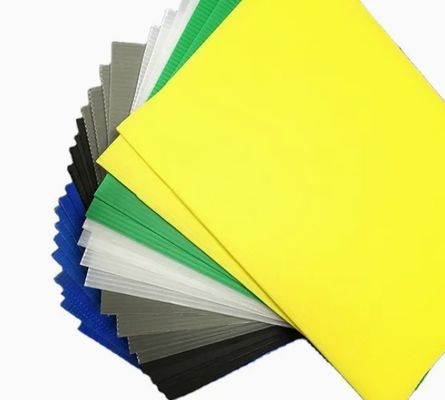 PP Hollow Plastic Board Corrugated Sheet Full Colored Products Packaging