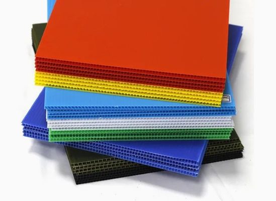 PP Hollow Waterproof Board Plastic Corrugated Sheet Coroplast Board