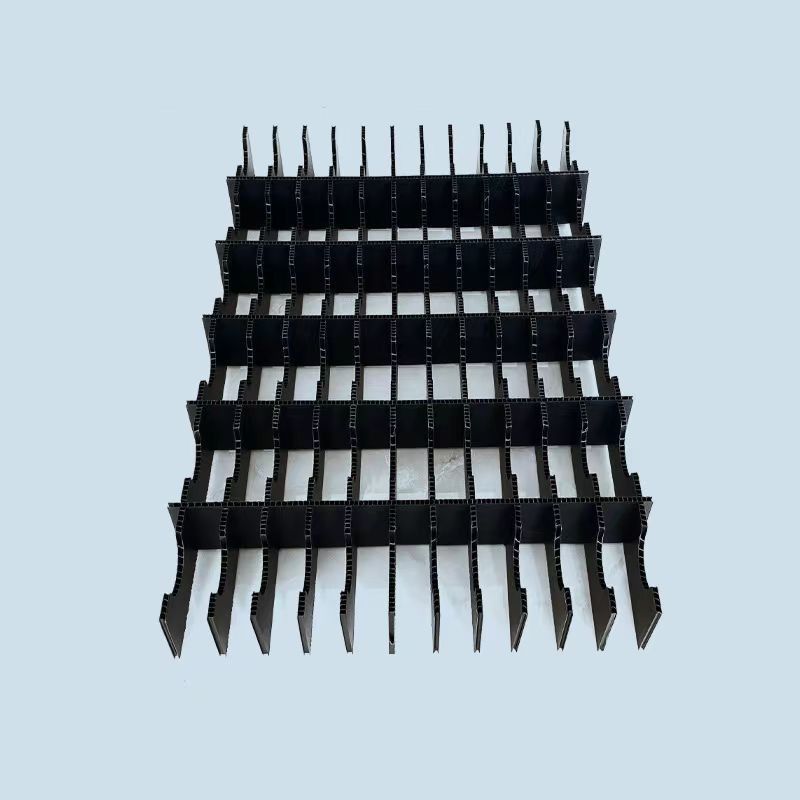 Corrugated Plastic Dividers Box PP Hollow Board Recycled Multi Compartment Storage Box