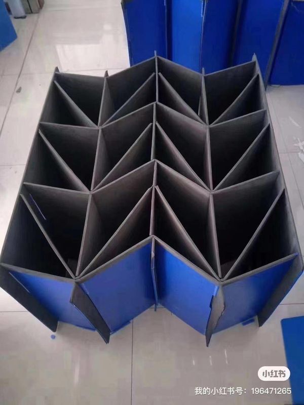 Plastic Dividers Box PP Hollow Sheet Corrugated Partition Panel Anti-Static