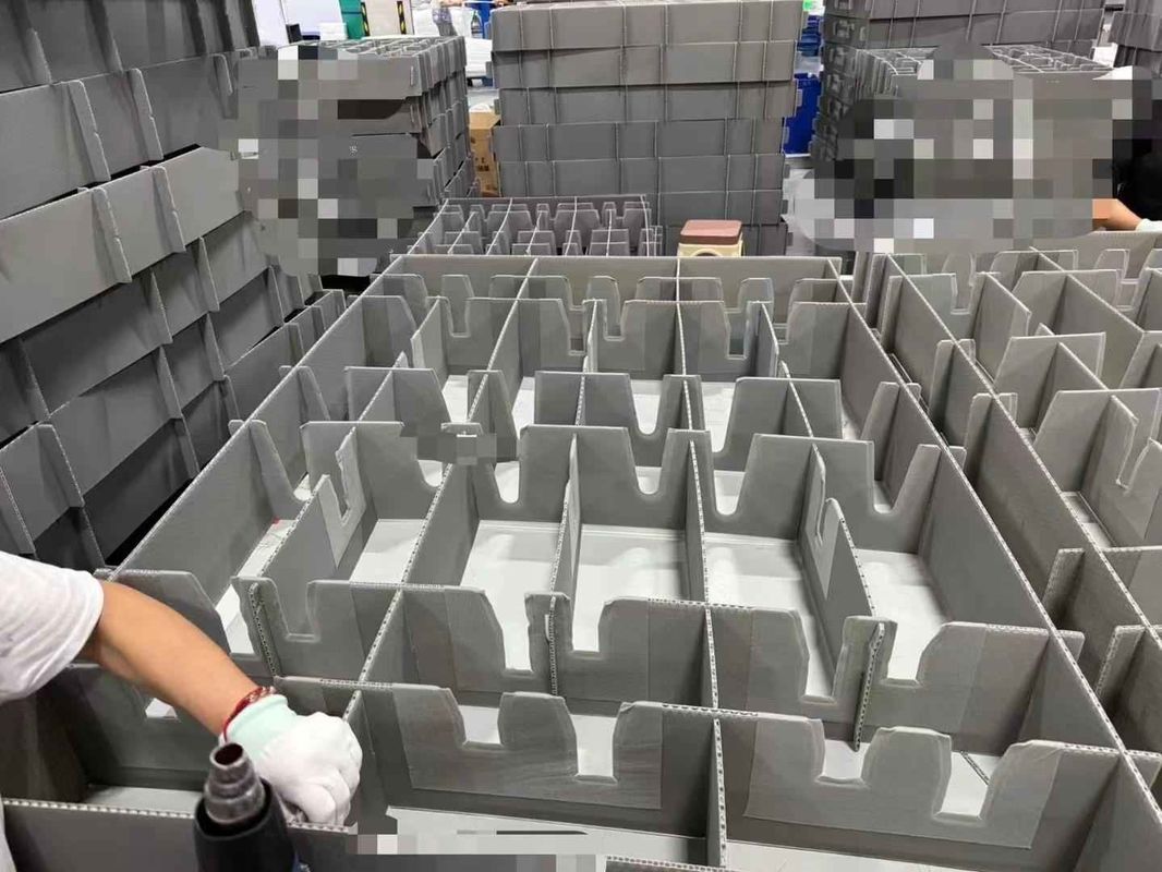Plastic Dividers Box PP Corrugated Sheet Hollow Partition And Dividers container