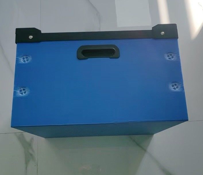 Plastic Turnover Box PP Corrugated Sheet Hollow Board Crates For Partition