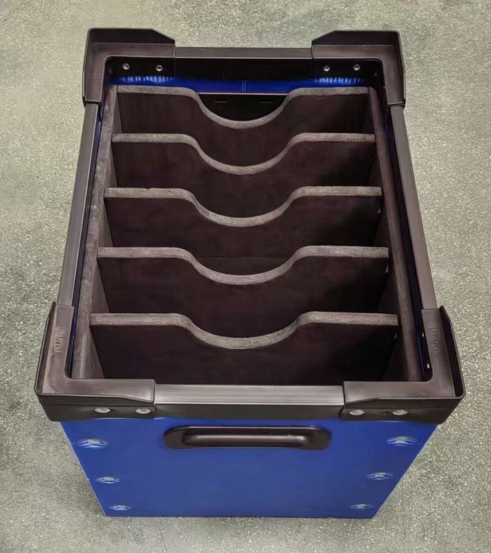 Plastic Turnover Box PP Hollow Crates Turnover Corrugated Sheet For Moving