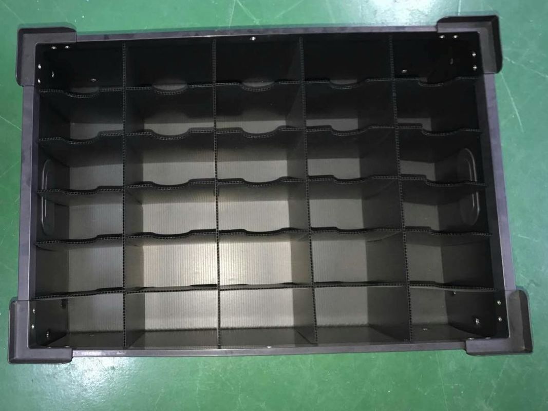 Waterproof Snap Lock Plastic Dividers Box Plastic Divider Container Carton For Storage