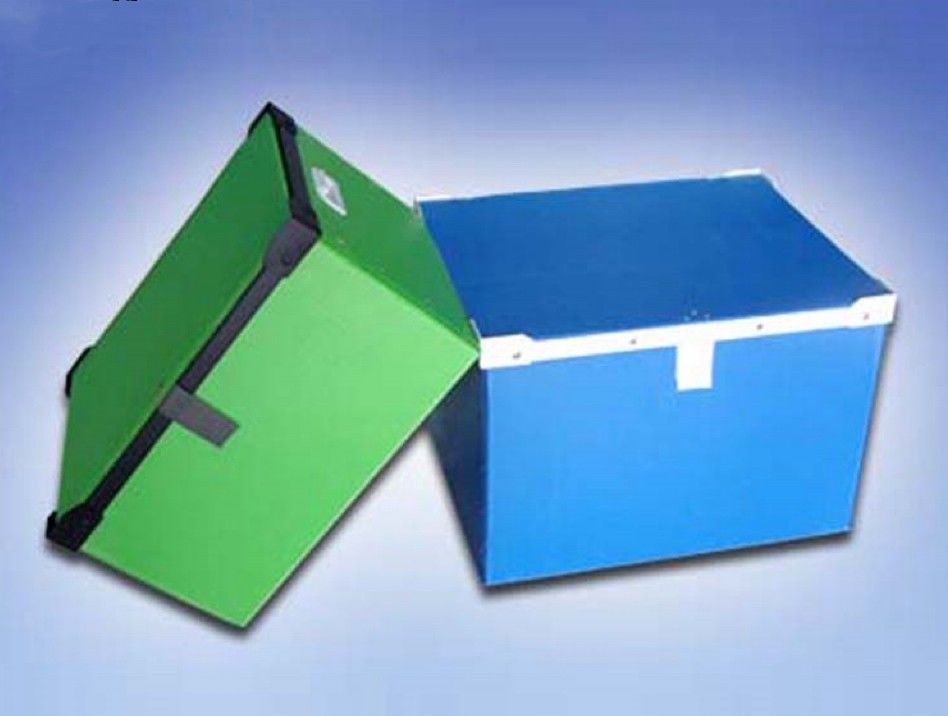 PP Hollow Plastic Crate Box With Lid Sheet Box Industrial Reusable Plastic Shipping Boxes
