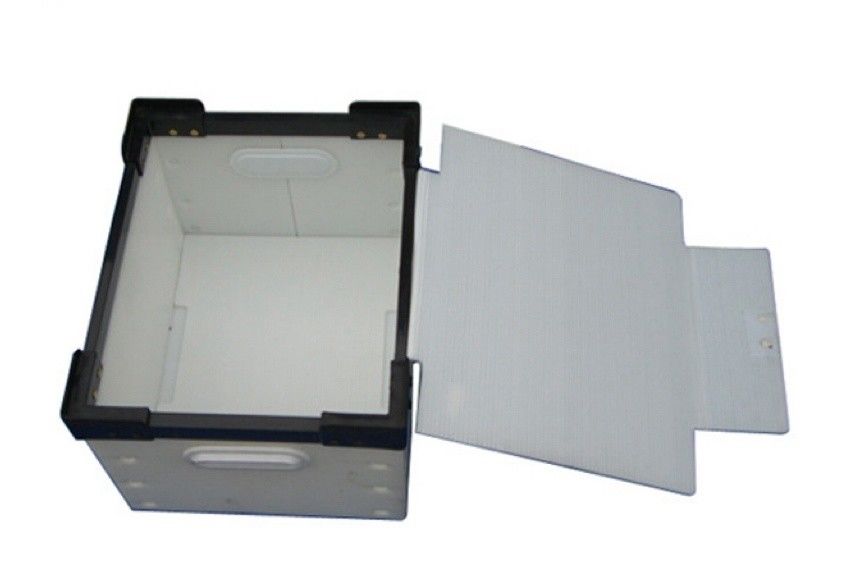 Plastic Turnover Box with lid Durable Corrugated Plastic Crates Hollow Sheet