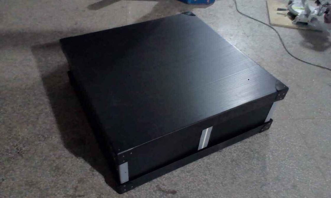 Black Corrugated Foldable Plastic Crates X Box Sleeve School Collapsible Storage Container