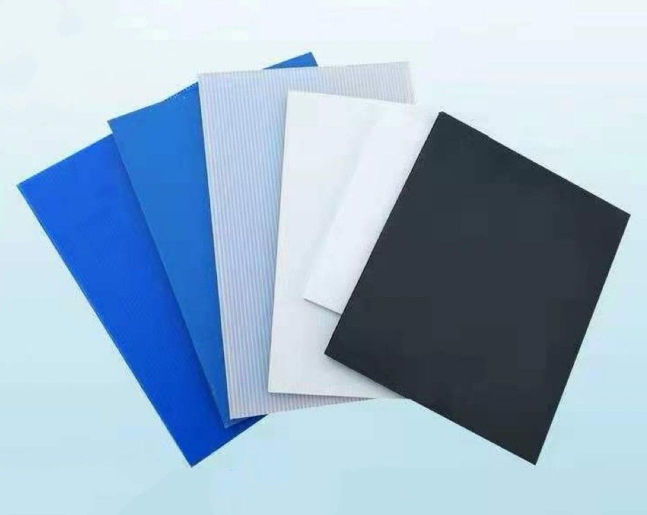 Black White PP Corruagted Board UV Resistant 2mm 3mm Hollow Core Plastic Sheets