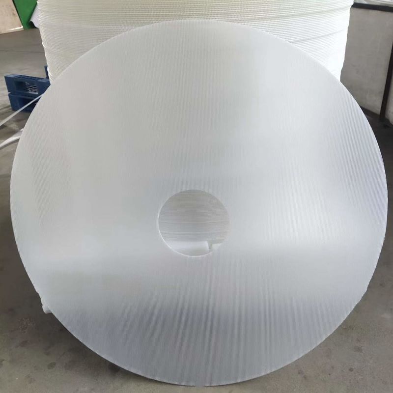 Smooth Plastic Corrugated Sheet 2mm - 10mm Anti Static White Corrugated Plastic Sheet