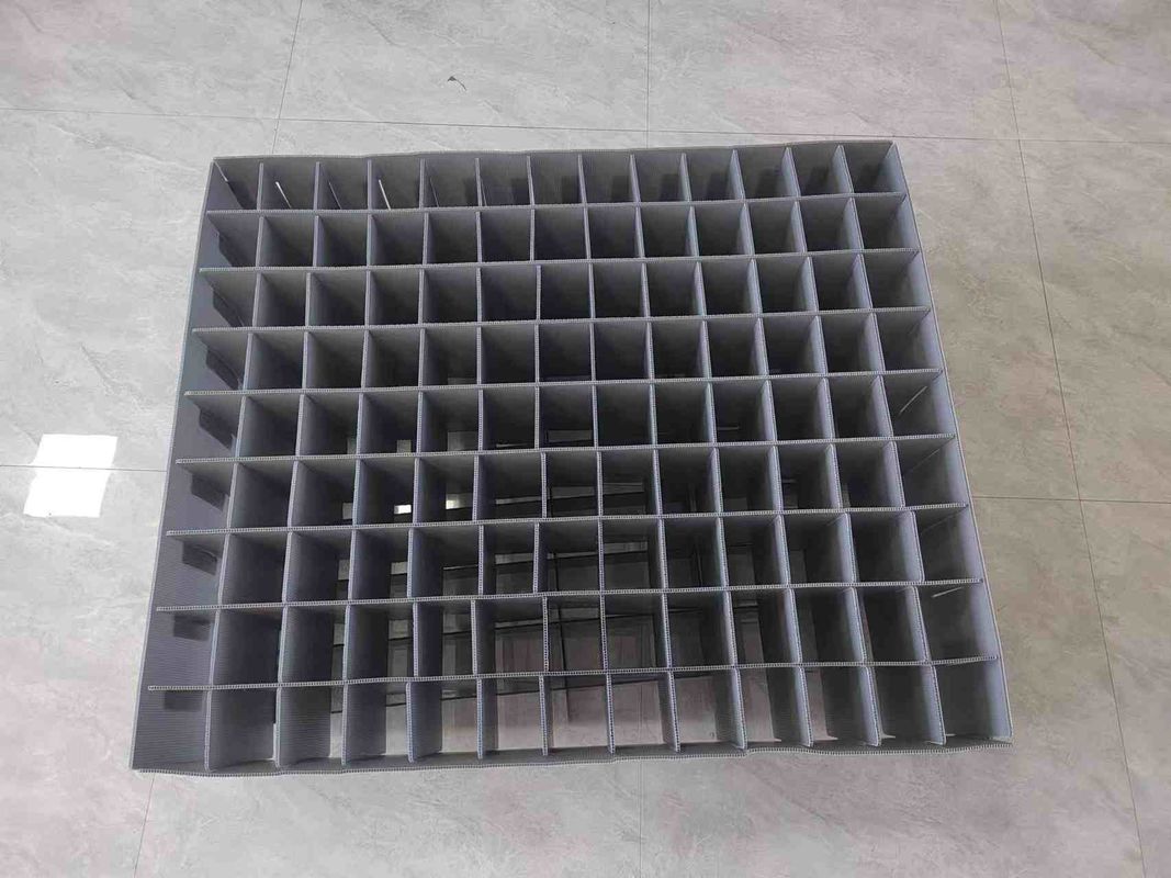 Plastic Dividers Box PP Corrugated Sheet Hollow Board For Electronic Parts