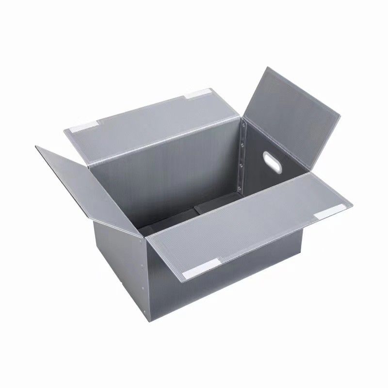 Plastic Turnover Box PP Hollow Sheet Corrugated Board Hand Totes Container