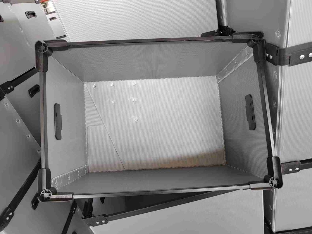 Plastic Turnover Box  PP Hollow Sheet Corrugated Board Customized Handle Carton
