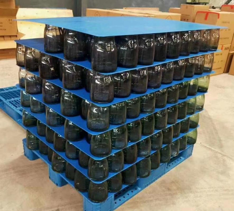 Blue UV Coating Plastic Corrugated Signs PP Hollow Sheet Wine Bottle Pallet Racking Boards