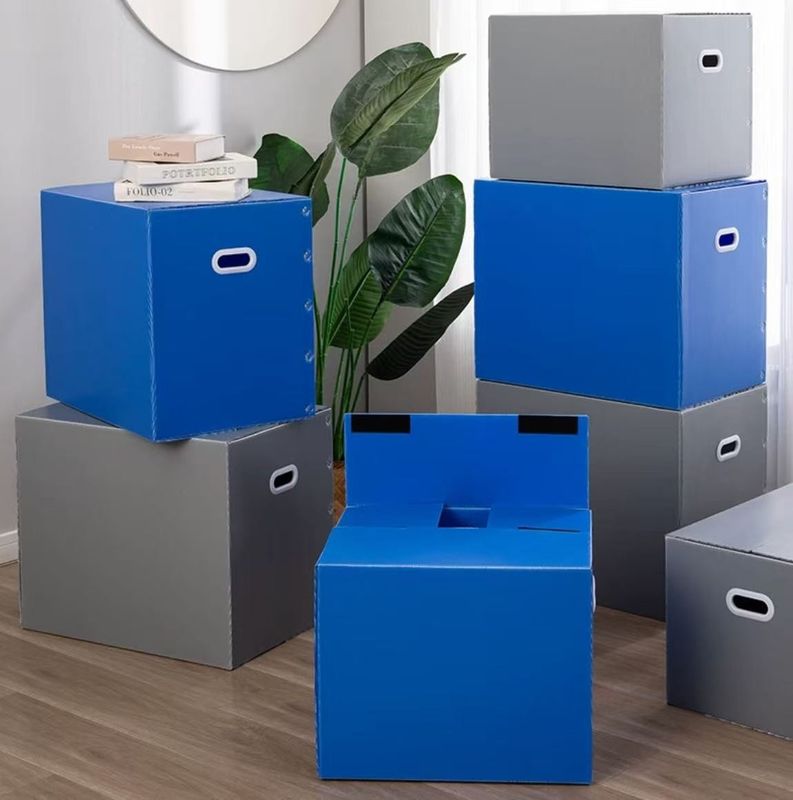 Easy To Assemble And Plastic Corrugated PP Hollow Box For Shipping Storage