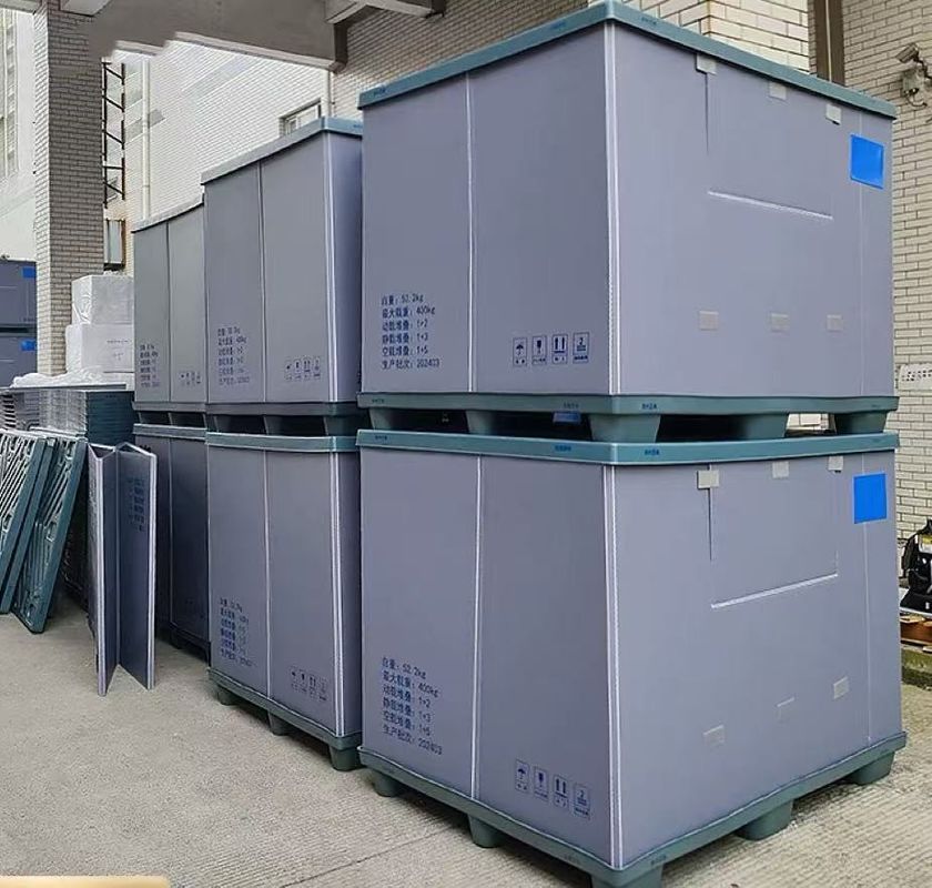 Plastic Pallet Box PP Corrugated Sheet Honeycomb Board Folding Shipping Container