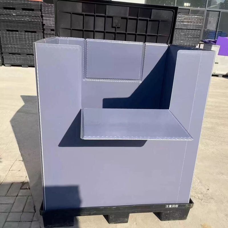 Plastic Pallet Boxes PP Corrugated Board Store And Ship Goods Container