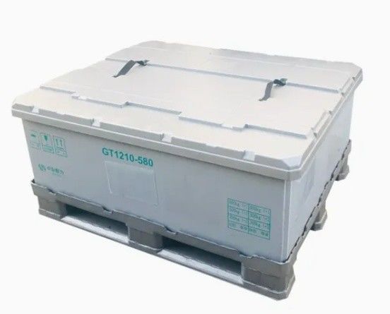 Collapsible Stackable Plastic Pallet Sleeve Box with Lid for Storage and Logistics